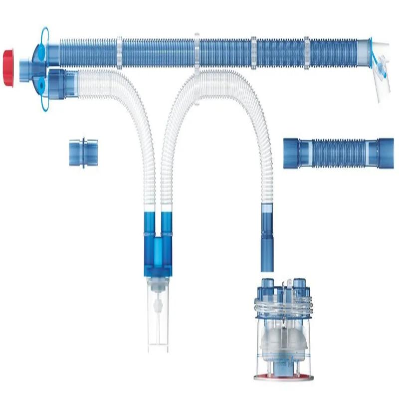Контур дихальний для дорослих, з однією лінією обігріву 22 мм (mm) 1,6 м (m), вологозбірник, камера зволожувача з автоматичним наповненням (виробник: FLEXICARE)
